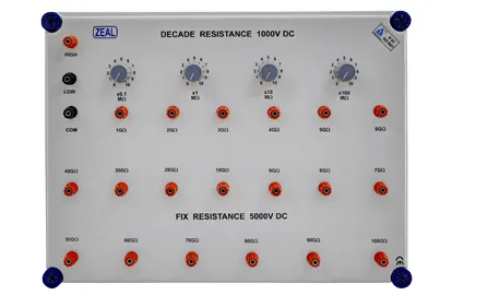 Decade Resistance Box with fix resistors